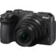 Digital camera Nikon Z30 - Digital camera, CMOS APS-C image sensor, 20.9 MPx resolution, 16-50 VR lens with stabilization.