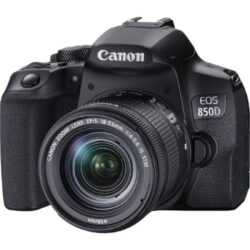Digitální foto. Canon EOS 850D - Digitální zrcadlovka, 24,1 MPx APS-C CMOS snímač, 4K video, objektiv EF-S 18-55 mm f/4.0-5.6 IS STM, procesor DIGI 8, citlivost ISO až 51 200, dotykový otočný 3,5 LCD displej.